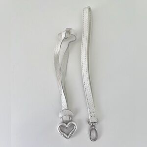 Brighton Heart Bag Charm And Wristlet Strap | New